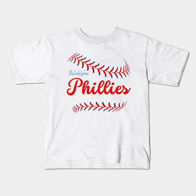 PHILLIES philaelphia Kids T-Shirt by soft and timeless